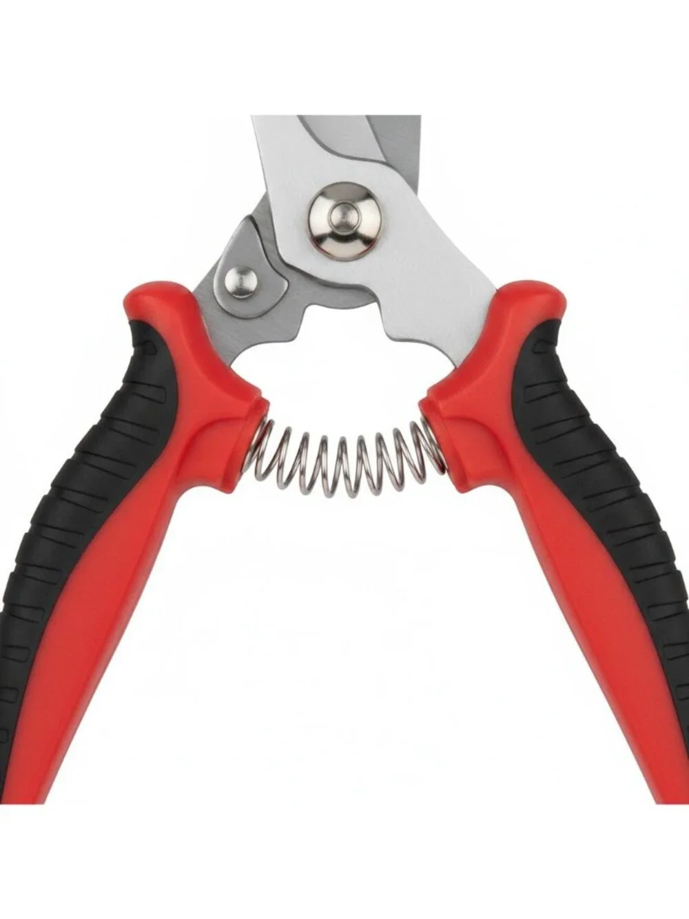 Garden Pruning Shears 7in Stainless Steel Scissors Houseplants Flowers Red Black
